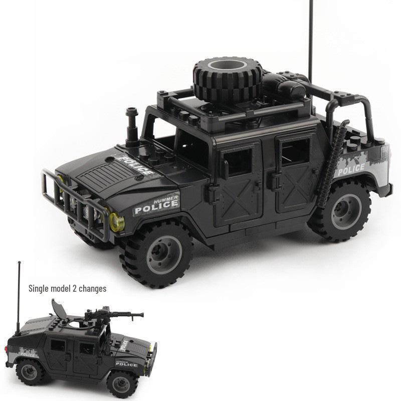 Movable Military Minifigure Building Blocks for Boys
