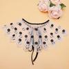 High-quality Embroidered Shirt Fake Collar Lace Detachable Blouse False Collar Clothes Accessories Lapel Cloud Shoulder