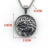 Halskette Retro Herren Farblos Punk-Stil Antike Griechische Mythologie Anhänger