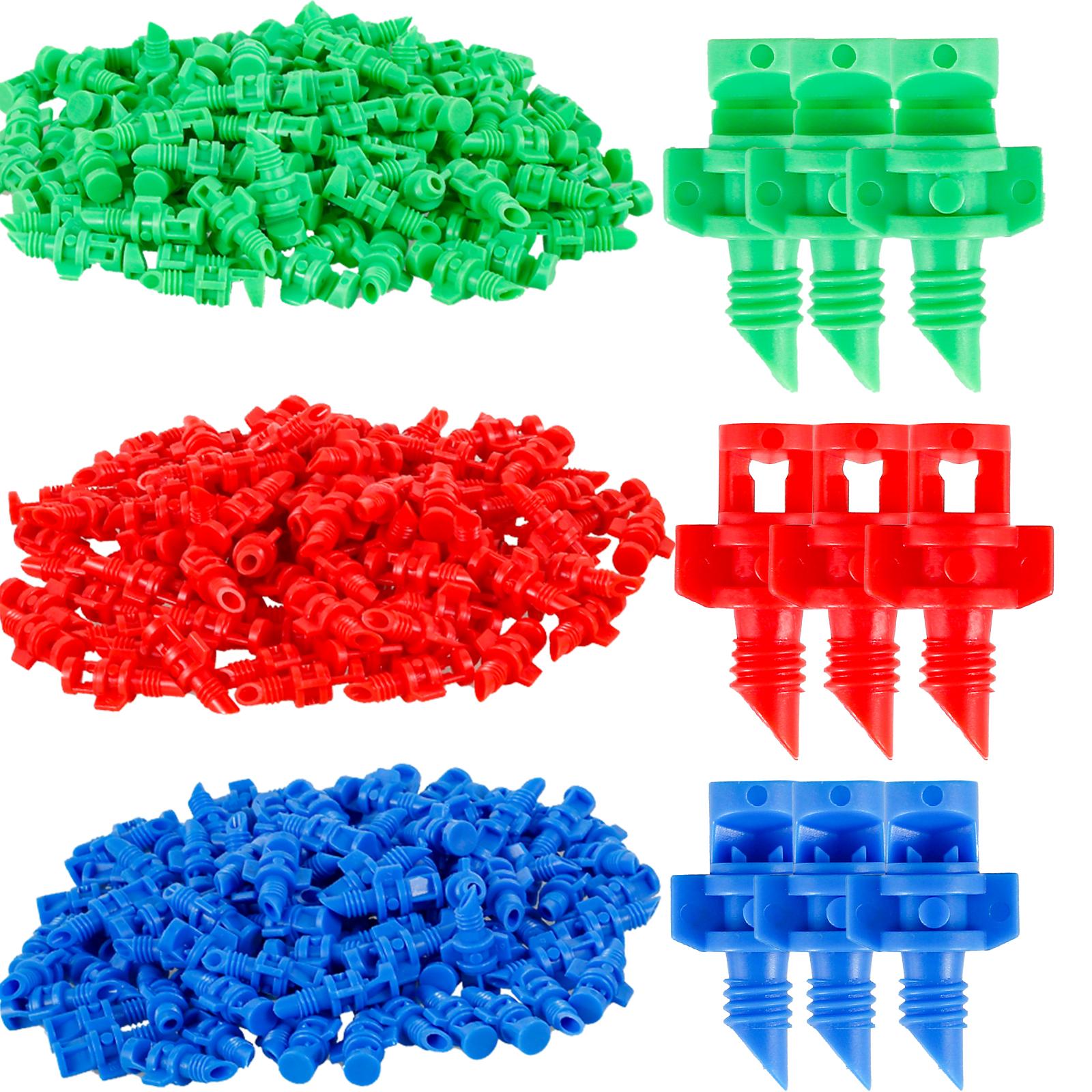 

300 шт. 90/180/360 градусов рефракционная насадка микро-туманообразующая насадка распылитель садовый тепличный капельный полив спринклерный полив