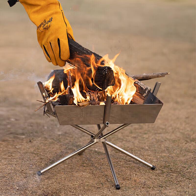 Mobigarden Portable Camping Fire Pit Grill