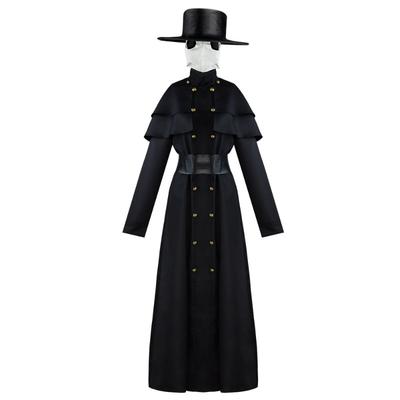 Plague Doctor Uniform Crow Costume Dark Dungeon Hero Uniform Mouth Show Uniform Plague Doctor Halloween
