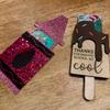 End-of-Year Teacher Appreciation Gift - "Thanks for Making School So Cool" Popsicle Gift Card Holder with Dripping Ice Cream Design, Manufactured Wood