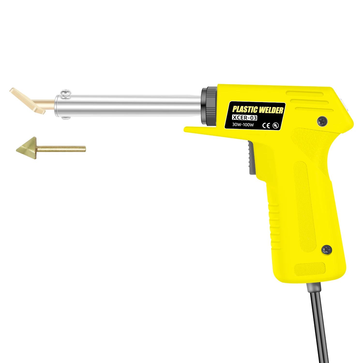 

Быстронагревающийся паяльник 100 Вт, плавная пайка без повреждений, паяльное жало из высокотеплопроводной латуни EU