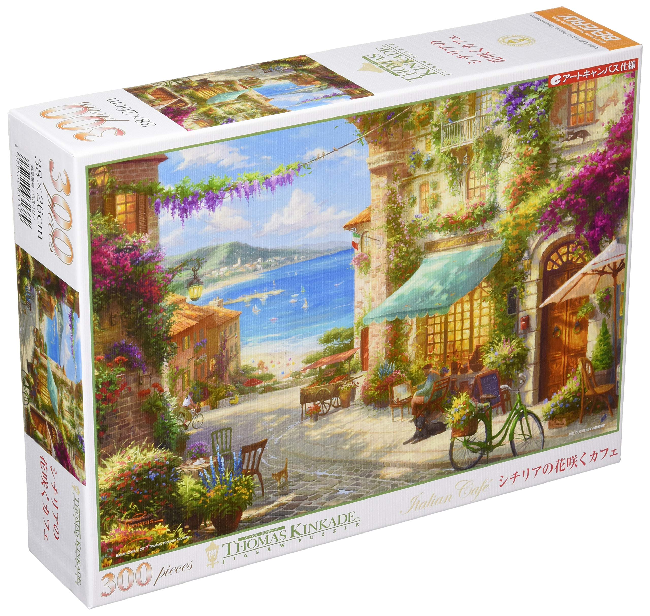 

in 300 piece jigsaw puzzle Sicilian flower blooming cafe x 38 [Made Japan] (26 cm)