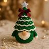 DIY Crochet Christmas Tree Gnome Kit Beginner-Friendly Handmade Xmas Tree Gnome Craft Kit Knitting Holiday Decoration