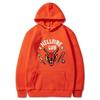 Mens Hooded Sweatshirt Loose Fit Trendy Print Casual Sportswear