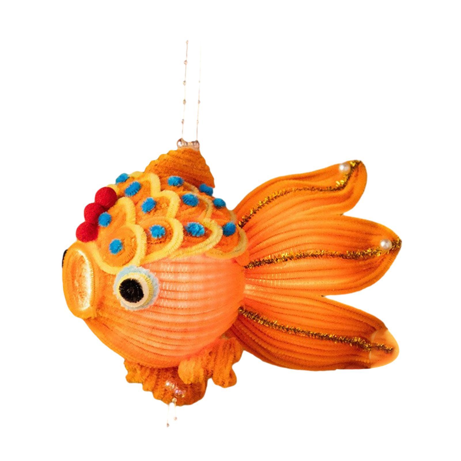 

2026 Chinese New Year Lantern DIY Goldfish Cartoon Festival Hanging Lantern оранжевый