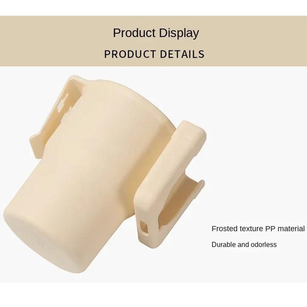 Car Mounted Bottle Holder Plastic Car Water Cup Stand Phone Storage Mount Interior Accessories