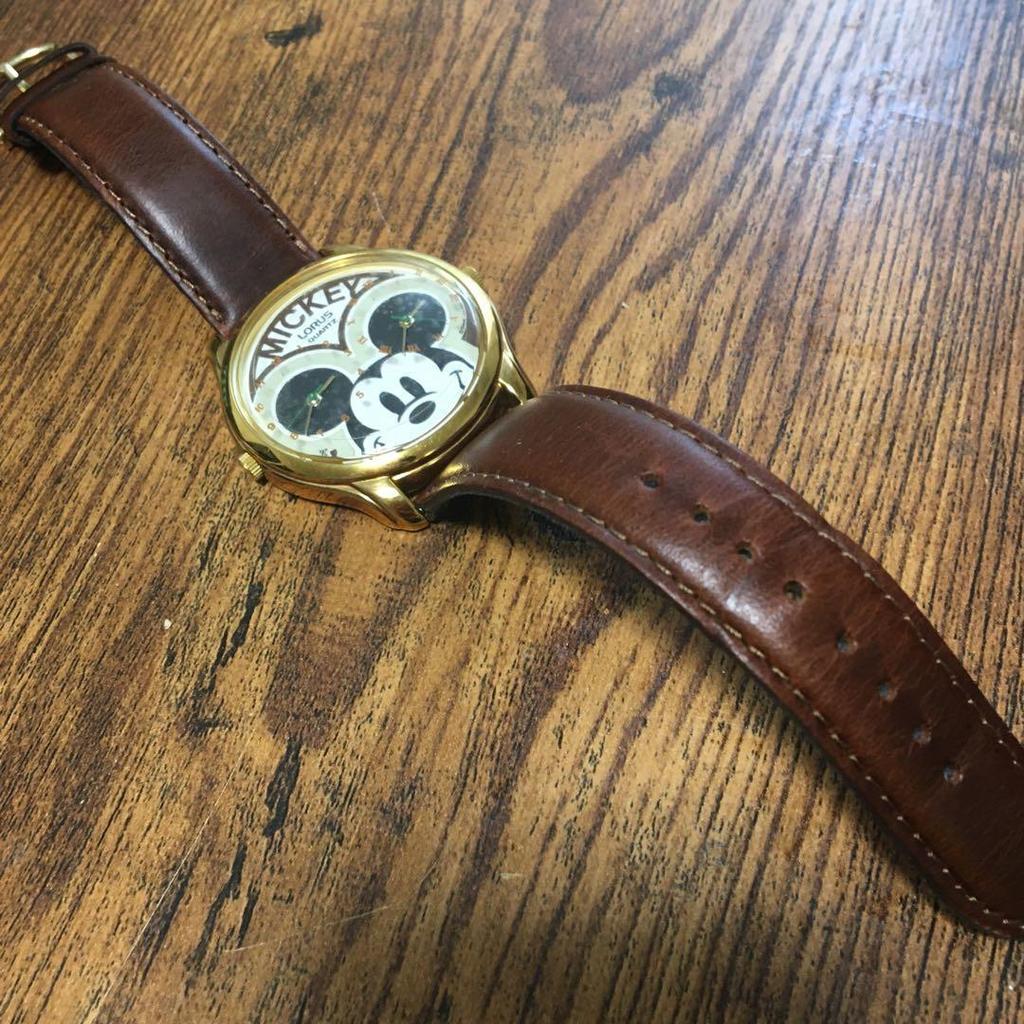 Used Rare Retro LORUS Mickey Watch