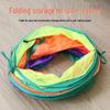 Rainbow S-Shaped Cat Play Tunnel