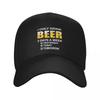 Custom I Only Drink Beer Days Baseball Cap Women Unisex Adjustable Dad Hat Streetwear Snapback Hats