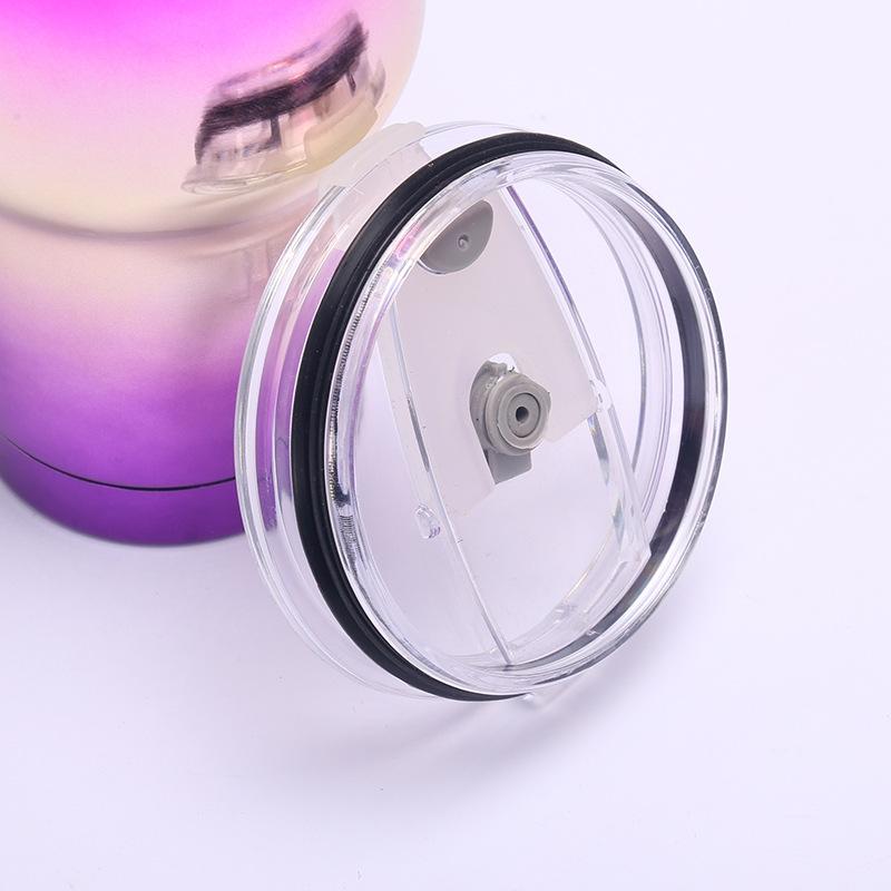 30Oz Car Cup 304 Stainless Steel Vacuum Uv Plating Gradual Change Color Belly Cup Creative Car Ice Cup