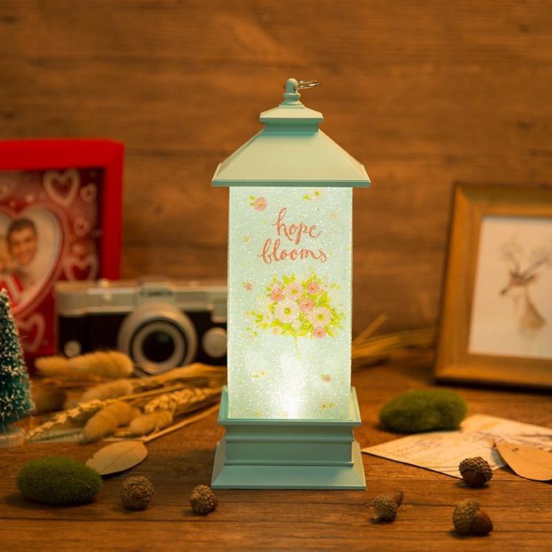 

Новая европейская пасторальная ветровая лампа, милая лампа для украшения дома