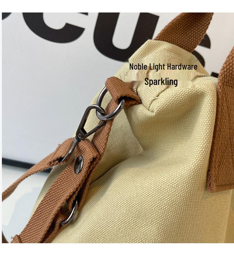 2025 Trendy Ruiying Large Capacity Women's Canvas Crossbody Tote Shoulder Bag