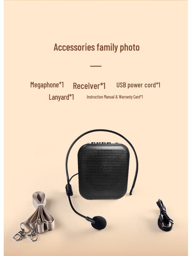 Portable Amplifier Speaker for Street Vendor & Classroom