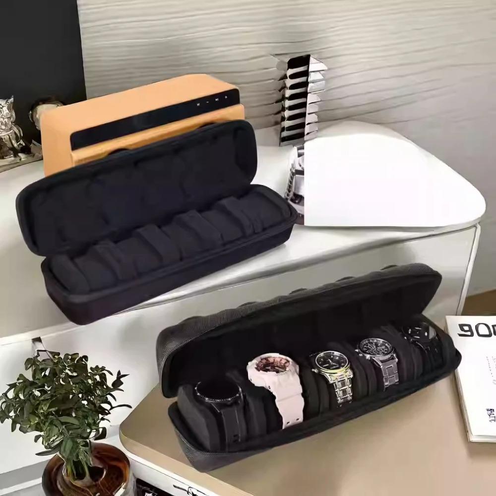 Watch Box 6/10 Slot Watches Organizer Portable Travel Watch Case Waterproof Storage Travel Watch Carrying Case Watches Holder