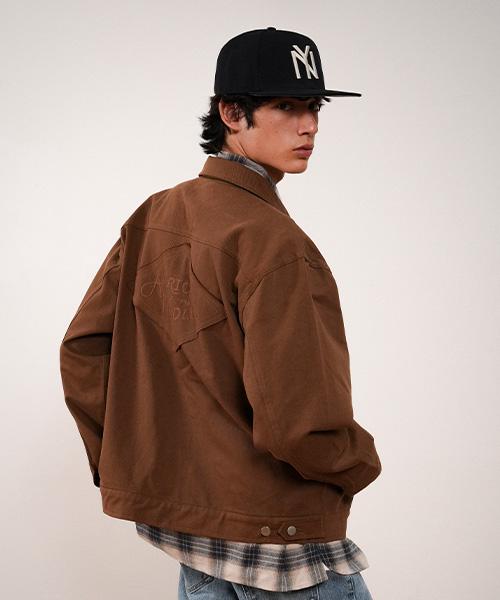American Needle Trucker Patch Jacket - Brown