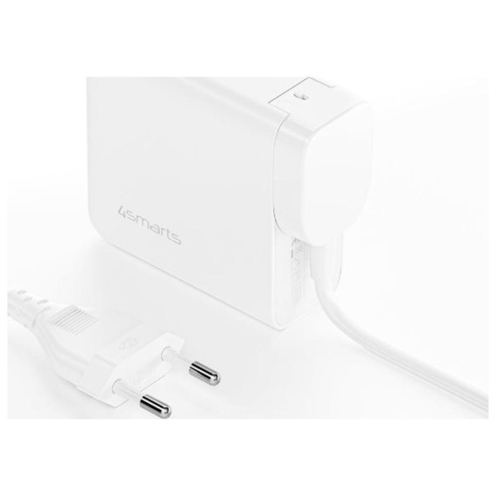 Ładowarka sieciowa 100W 4smarts 3xUSB-C/1xUSB-A Biała