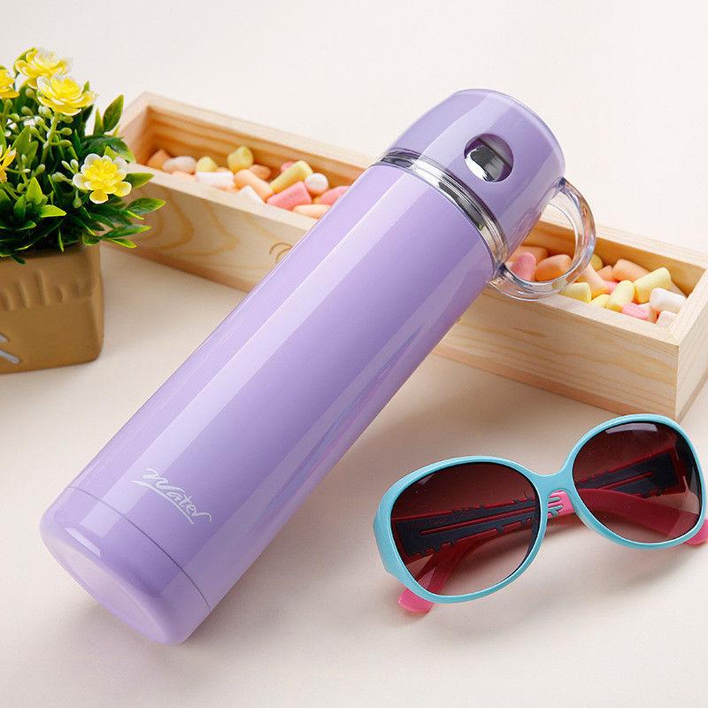 Thermos Cup 500ml/600ml Vacuum Flasks Portable Stainless Steel Thermos Cup Water Bottle Travel Tea Mug Office Thermos Cup