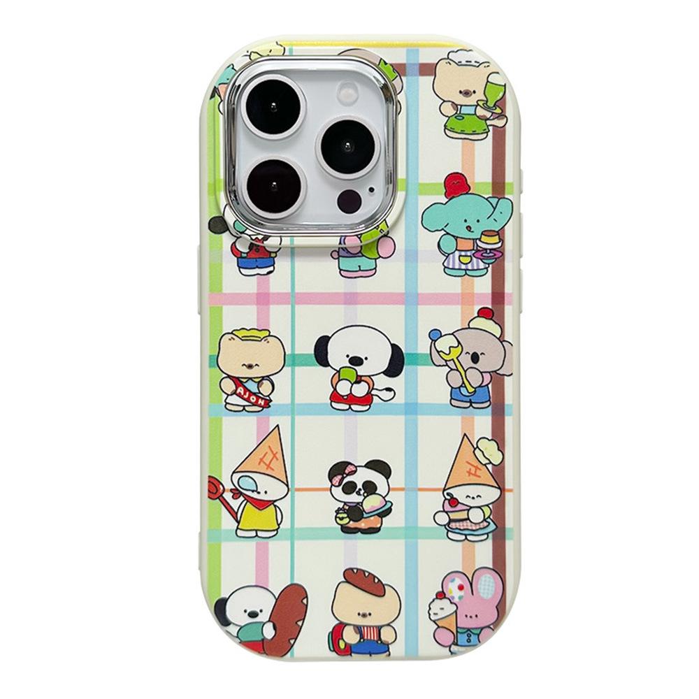 Customize your iPhone 13, 15, 11 mobile phone case with electroplating frame for a unique touch.