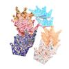 20 Pieces DIY Shapes Felt Appliques with Glitter Sequin for Decoration Making Embellishment 26x34mm