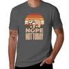 Nope Not Today Sloth Funny TShirt NonShrink Basic Cotton TShirt