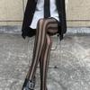 Striped Thigh High Stockings Pantyhoses Lingerie Hosiery Ultra-Thin Nylon Tights Pantyhose Women Black Tights Body Stockings New