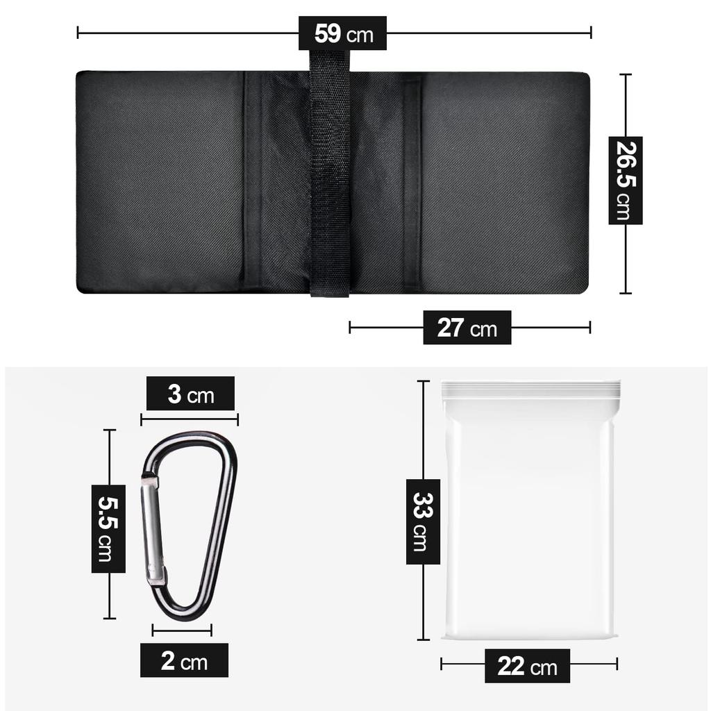 EMART Sandbag Studio Sandbags for Photography Tripods, High Load Capacity, Stabilizing Weight Bags, Versatile, Secure, Anti-Tip, Stackable, for Light