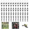 12 Pieces Bird Repellents, Reflective Repellents Bird Scarer, Spiral Bird Bar 360 Degree Reflective Spiral Lighted Z