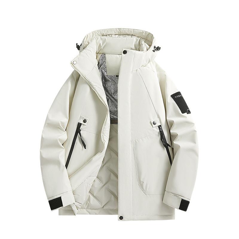 Winter Couples Models Cotton Jacket Warm Machine Quilted Cotton Jacket Graphene Heating Cotton Workers Fashion Casual Jacket