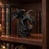 Dark Fantasy Room Ornament 3D Printed Rock Dragon Statue, Figurine, Gothic Desktop Home Decor for Bookshelf Decor, Collectible Ornament, Gift