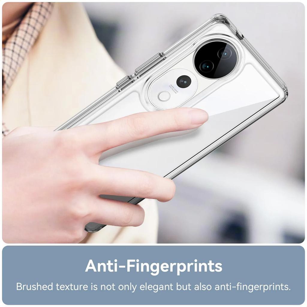 Phone Case For Phone Case For Vivo V40 5g,Clear Transparent Phone Case Cover For Vivo V40 5g