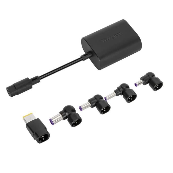 Targus USB-C Legacy Power Adapter Set. Connecteur 1: USB-C, Connecteur 2: Universel. Couleur Du Produit: Noir