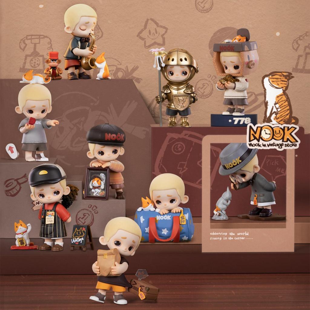 52TOYS BLINDBOX NOOK in Vintage Store Series Blind Box Sammlerstück Trading Spielzeug Glück Perfektes Geschenk für und Weihnachten Figur, Figur, Tasche, Gachapon,