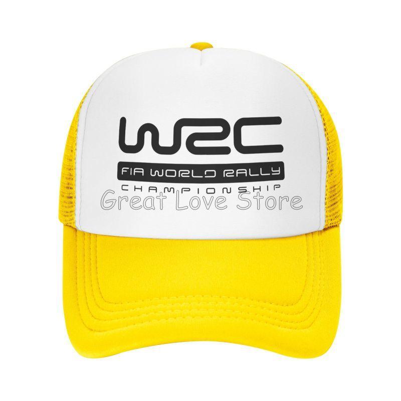 WRC World Rally Championship Mesh Baseball Cap Outdoor Sports Rally Car Racing Snapback Hat Summer Breathable Sun Visor Caps