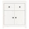 Vidaxl Armario, Blanco, 70x35x80 Cm, Madera Maciza de Pino