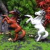 Simulated Resin Horse Model Decor Tabletop Figurine Micro Landscape Decoration