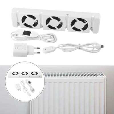 Intelligenter Heizkörperlüfter Heizkörperlüfter Für Intelligente Heizkörper Booster Erweiterungsset Lüfterlüfter 100-240V 50/60Hz AC 350MA DC 5V