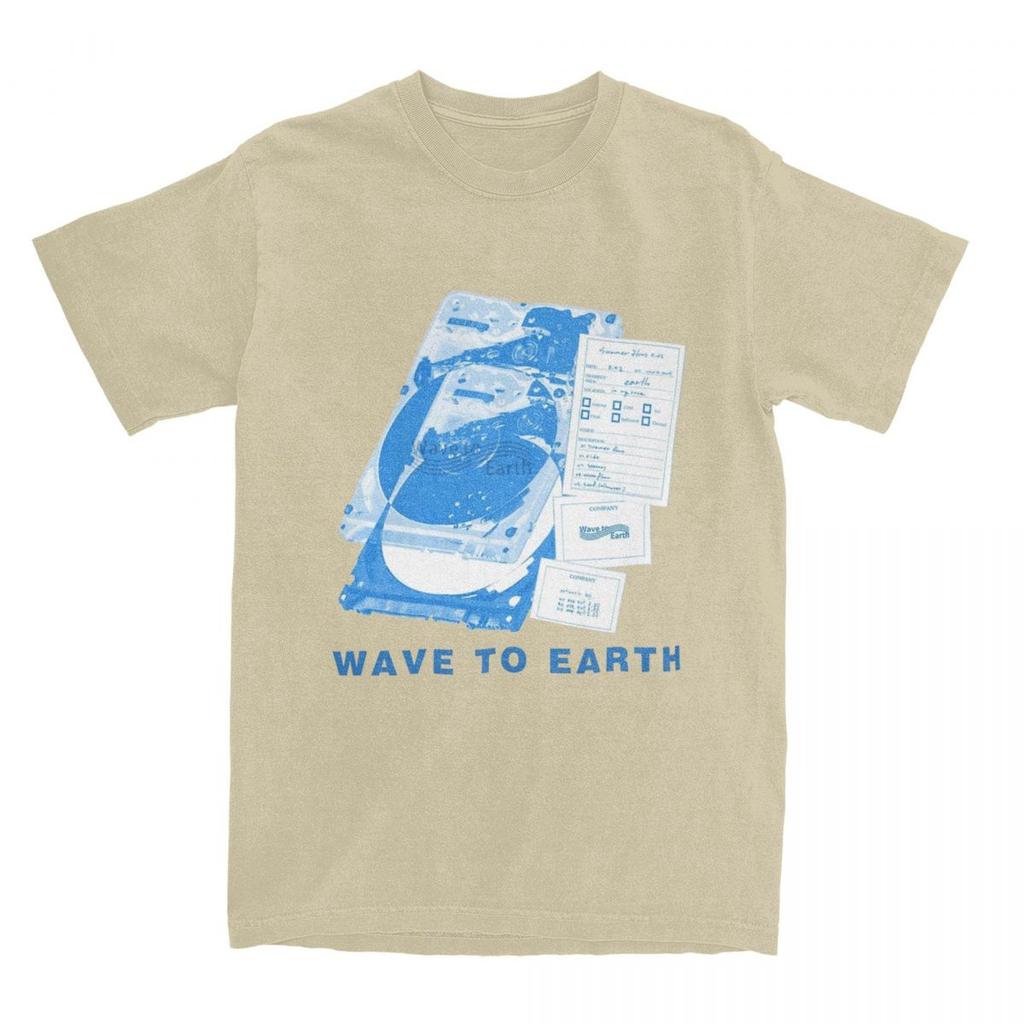 Wave To Earth Summer Flows Korea Band Shirt Merch Men Women 100% Cotton Vintage T-shirt Short Sleeve Clothes Plus Size