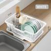 New Pull basket Kitchen cabinet 2-layer drawer Bowl Plastic Drain Basket Space Bowl Rack Home Storage Shelf