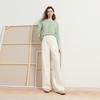 Sancai 2026 Spring High-Waist Loose Straight Leg Drape Casual Pants