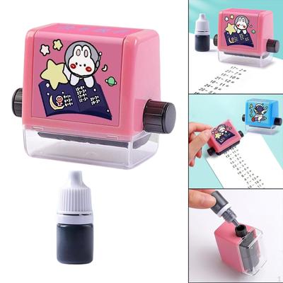 Number Rolling Stamp Addition Subtraction Arithmetic Tool Practice