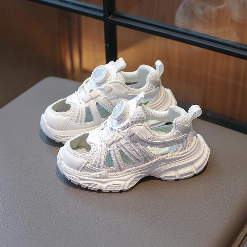 Children's Sneakers for Boy Summer Girls Cut-outs Sandals Fashion Chunky Non-slip Kids Causal School Sports Sandals Versatile