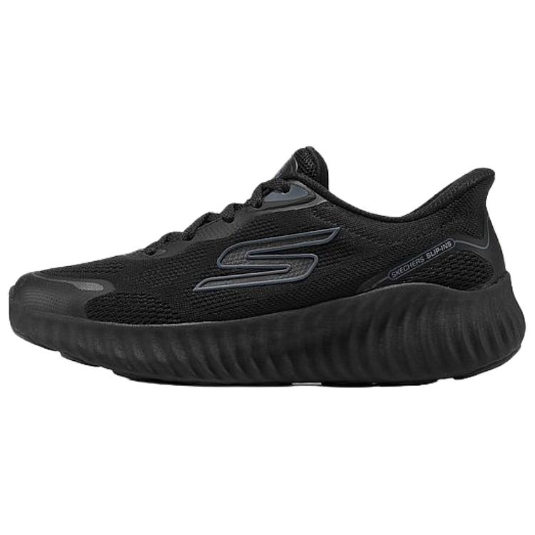 Skechers Go Series Тканевые Удобные Мягкие Низкие Повседневные Кроссовки Женские Черный 129369-BBK 35