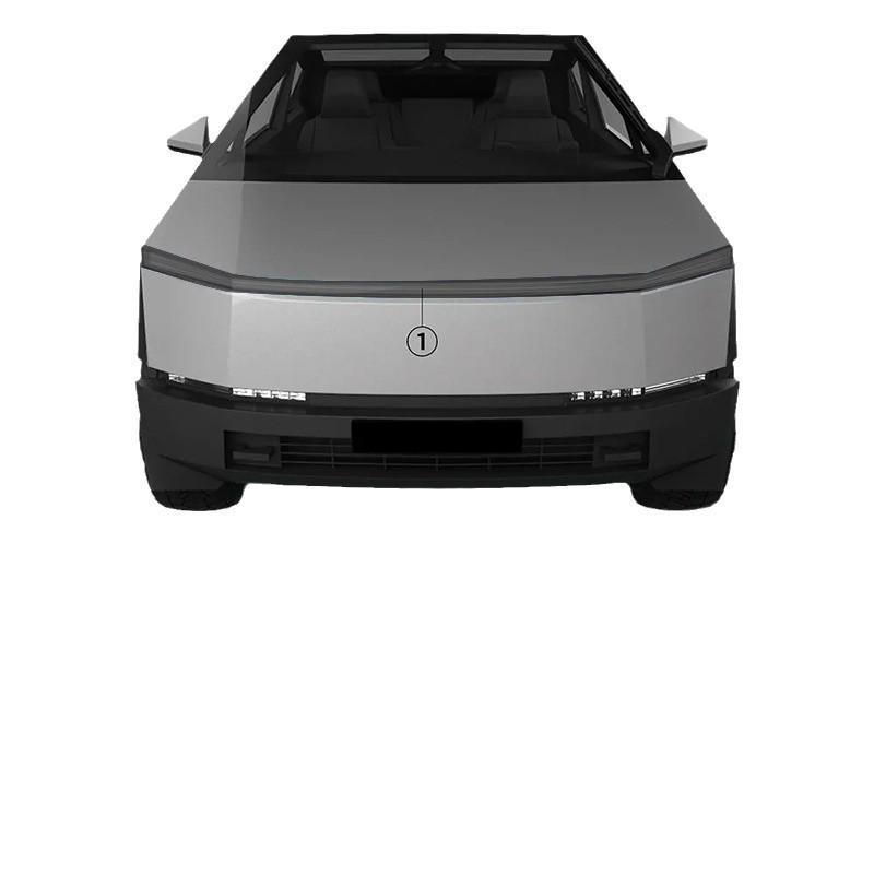 Tesla Cybertruck Scratch-Resistant Self-Healing Headlight Film (White to Black TPU)