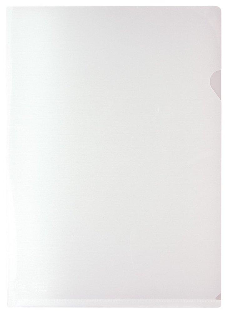 King Jim Clear 10 B4 Milky Folder, Recycled, Thick, Sheets, Vertical, White, 745RD10-M