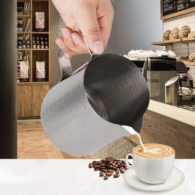 Stainless Steel Coffee Jug Safe Handle Milk Frothing Pot Latte Art Latte Pitcher  Coffee Making