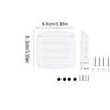 Plastic Square Vent Cover Retrofit Water Outlet Accessories Boat Air Vent 8.5/13cm Vent Grill Cover Ventilation System