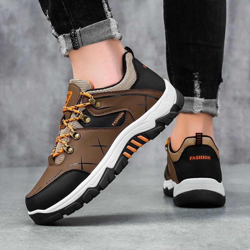 Men's shoes summer new men's versatile shoes black non-slip hiking shoes retro youth shoes